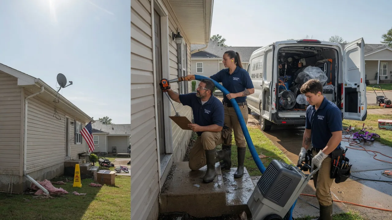 Ceiling Water Damage Restoration in Ashley, MI near me